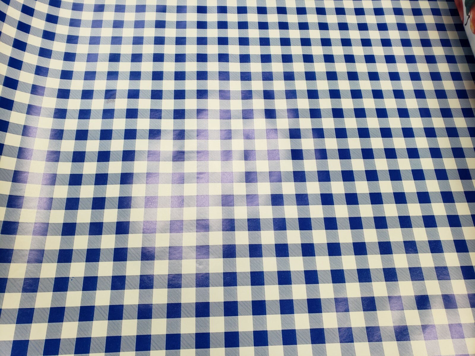 Half ream 24 inch wide Apples and Gingham Reversible gift wrap 417 feet 