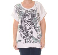 Style & Co. Women's White Heather Sweatshirt Size L on sale Style & Co. Women's White Heather Sweatshirt Size L on sale