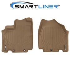 Smartliner Custom Fit 1st Row Floor Mats All Weather Tan 2011-2017 Honda Odyssey Smartliner Custom Fit 1st Row Floor Mats All Weather Tan 2011-2017 Honda Odyssey