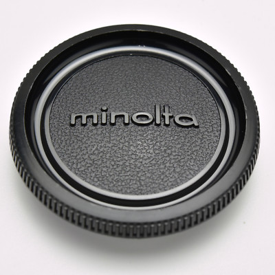 Genuine Minolta Black Camera Body Cap SR MC MD SRT XG XD (#3519)