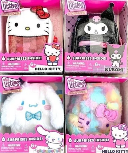 Real Littles Collectible Micro Sanrio Hello Kitty and Friends Backpacks  Ages 6+