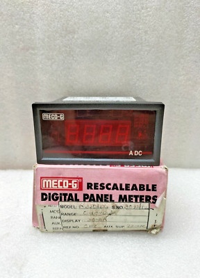 MECO-G R-3501DC RESCALABLE DIGITAL PANEL METER RANGE 0-10 VDC