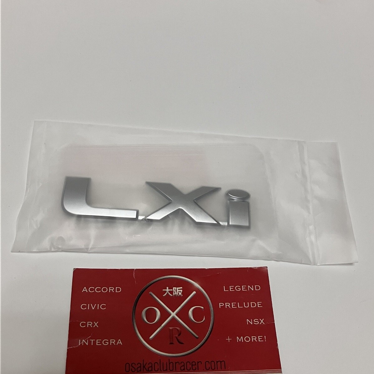 New OEM 01-05 Honda Civic LXi Rear Emblem Badge ES1 JDM EDM