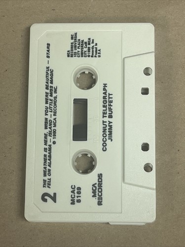 Coconut Telegraph By Jimmy Buffett (Cassette, 1980) - Picture 4 of 4