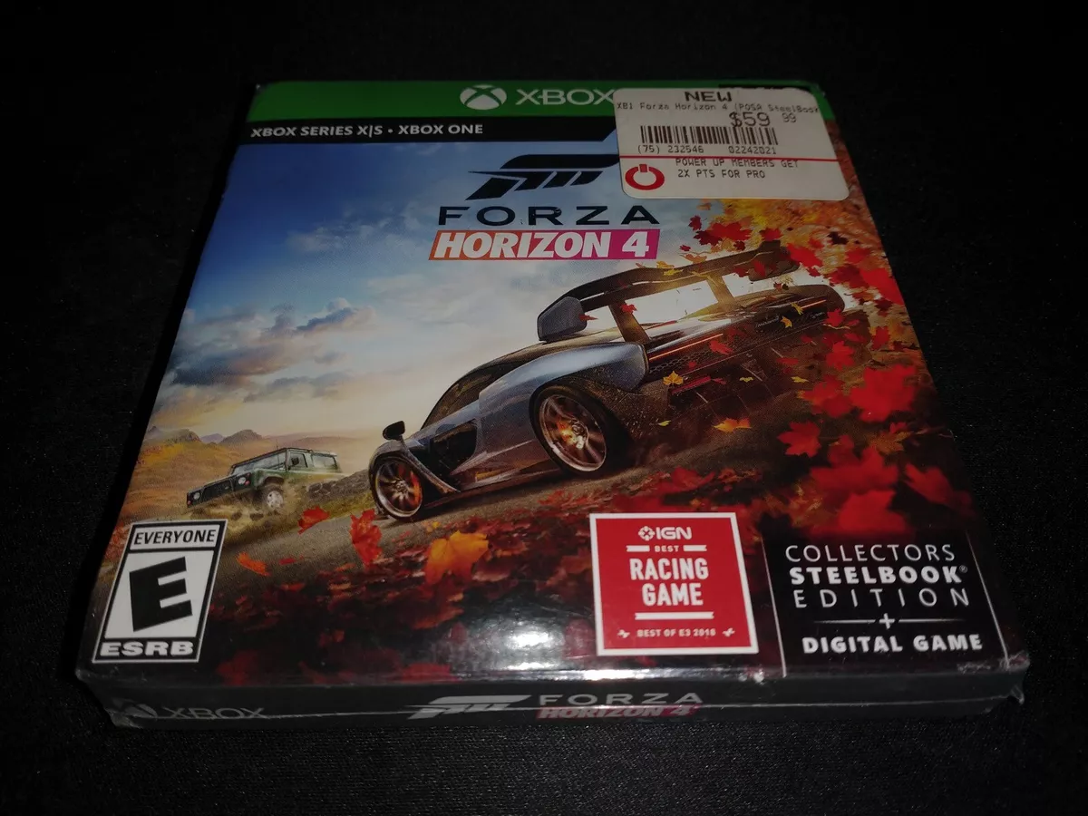 Forza Horizon 4 Collectors Mini Steelbook Edition Microsoft Xbox One New  Digital