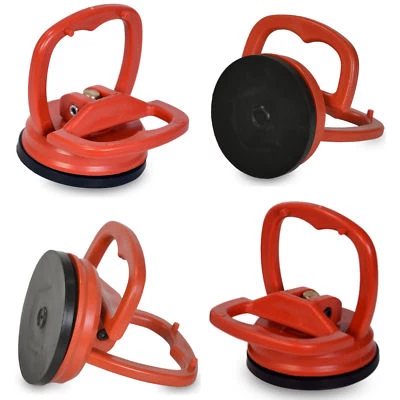 ALKAN 4 x Saugheber ORANGE Glassauger Gummisauger f.Spiegel Fliesen iMac Scheiben 55mm