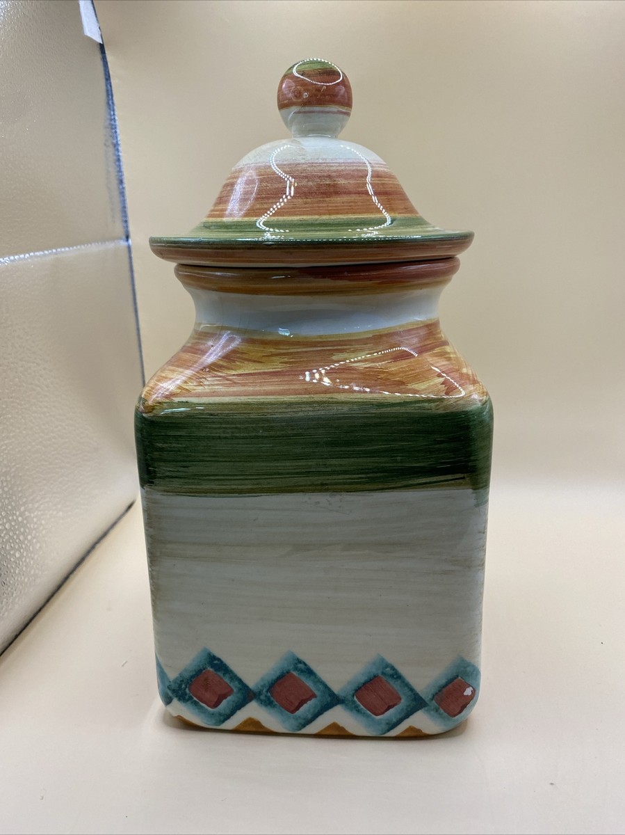 Made In Italy Tuscan Style Horchow Canister | eBay