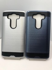 FUNDA HÍBRIDA ESTILO METÁLICO PARA LG V10 H960 H900 H901 H990
