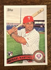 2011 Topps Michael Martinez RC #524 Philadelphia Phillies