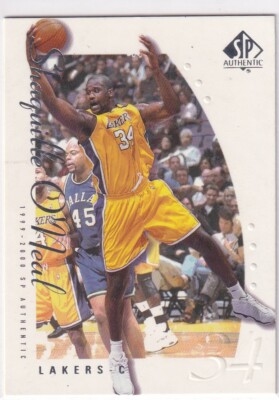 2000 Upper Deck SP Authentic NBA No. 39 Shaquille O'Neal