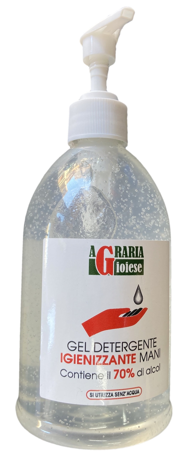 43342 GEL IGIENIZZANTE DISINFETTANTE DETERGENTE MANI CON ALCOL AL 70% ML. 500