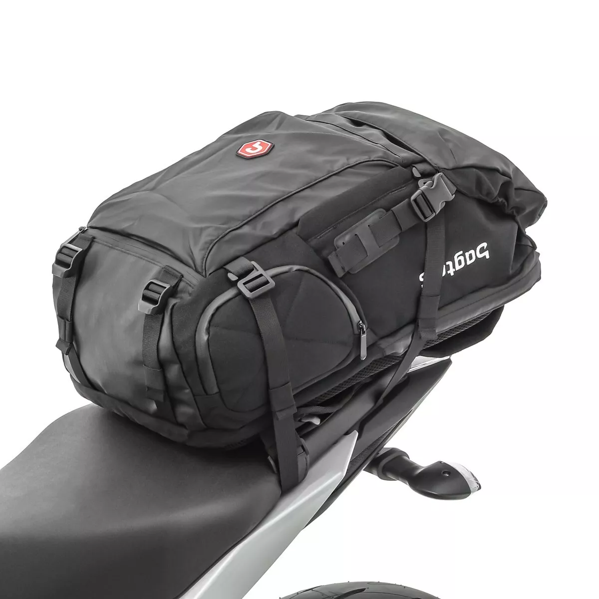 Mochila moto Bolsa trasera HX5 con porta-casco impermeable 45L