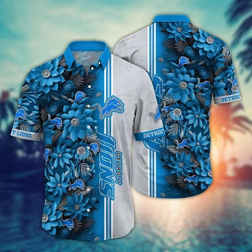 Detroit Lions Hawaiian Shirt 2024 2025