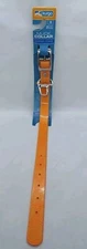 Kurgo Muck Waterproof Dog Collar Orange Circles Bottle Opener Waterproof Small