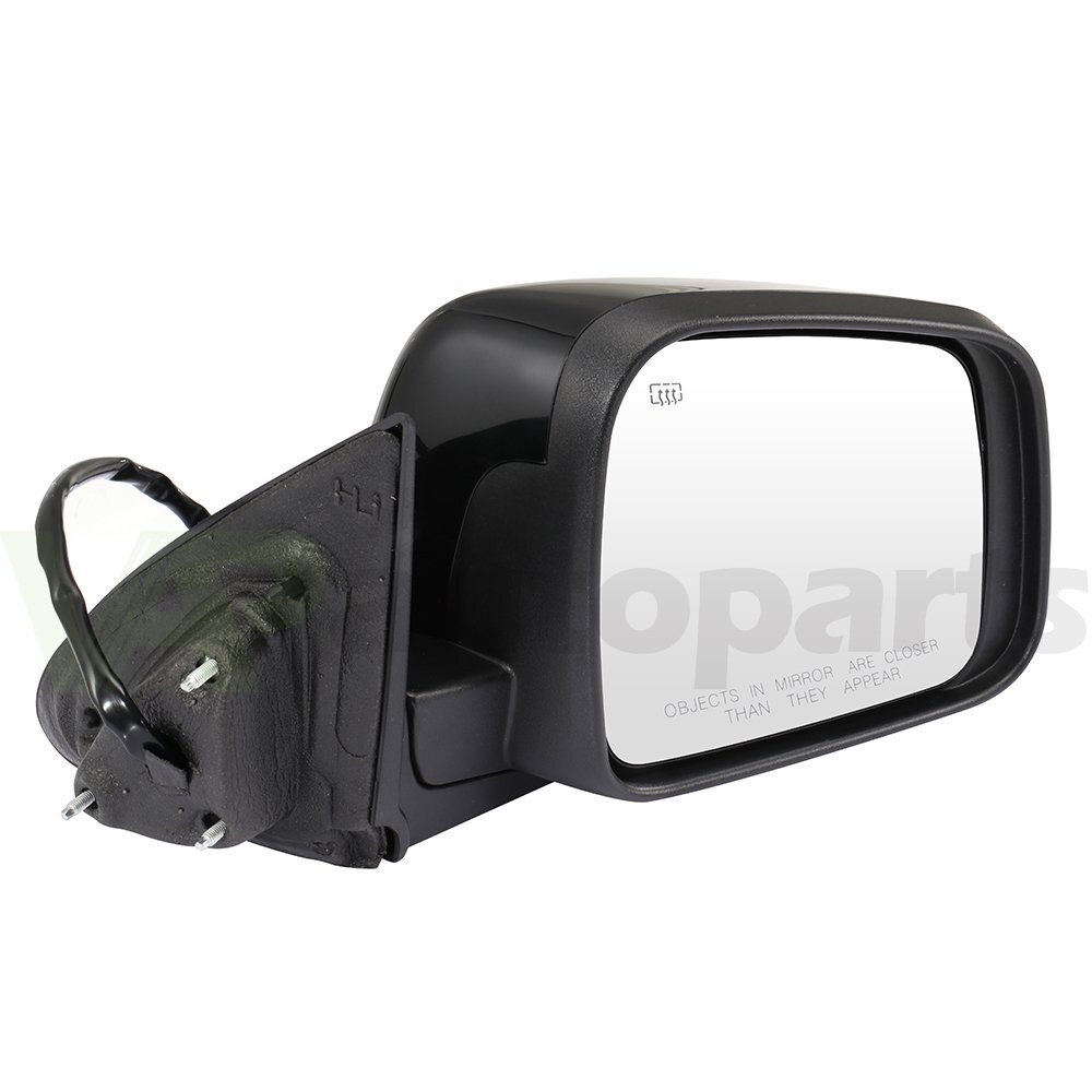 Fits 20112014 DODGE DURANGO Black Power+Heated Manual Fold Pair of