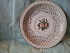 USA Gold Filigree Tudor Rose Georgian China Tea Cup & Saucer 22kt Gold Rimmed — photo 3