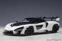 Autoart 76075 Mclaren Senna 2018 Vision Pure / White 1:18 Modellauto