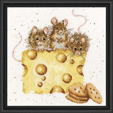 Bothy Threads Crackers About Cheese Kit & Fra...