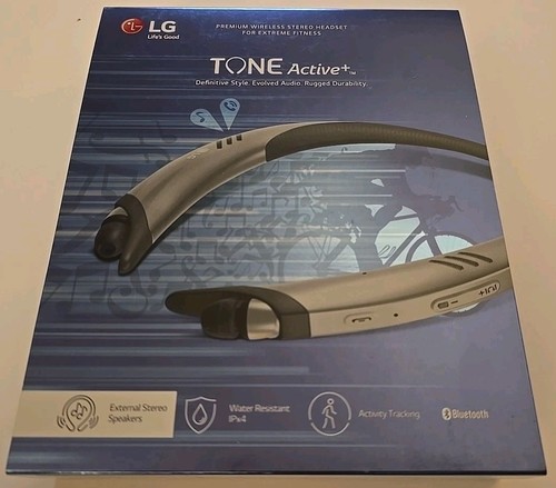LG Tone Active+ Premium Bluetooth Wireless Headphone Earbuds Headset BRAND NEW