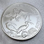 Very Rare 2015 1 oz Silver Stymphalian Birds 12 Labors of Hercules Round [E6]