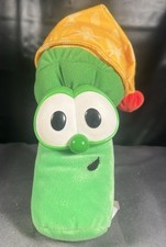 Fisher Price VeggieTales Junior Asparagus Plush Light Up Singing Bedtime TESTED