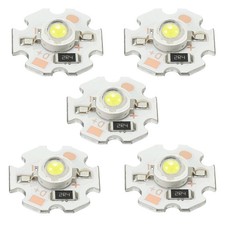 5Pcs COB LED Light Chip Bead 3W 280lm 6000-65...