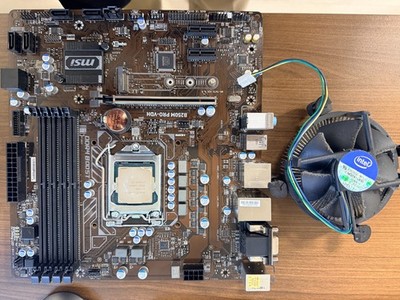 MSI B250M PRO-VDH Motherboard with i5-7600k Processor