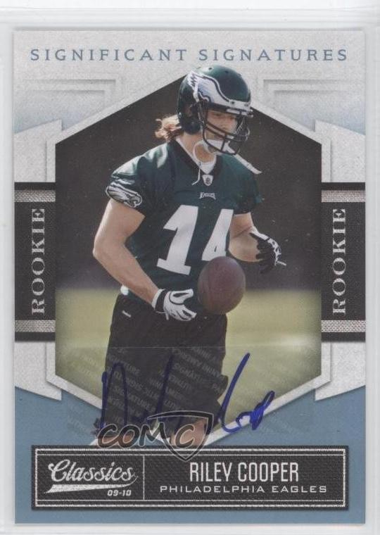 Riley Cooper Panini Classics #181 Significant Signatures-Platinum