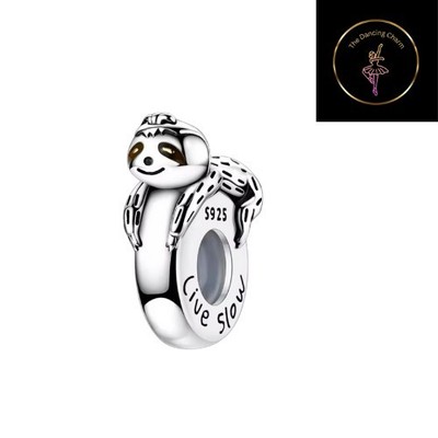   Faultier Zwischenring Bead Charm S925 echt Sterling Silber   