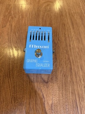 Maxon GE601 Graphic Equalizer 6-Band EQ Guitar Pedal 