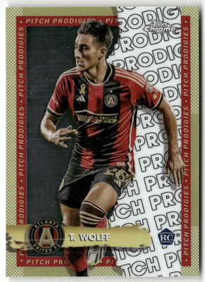 Topps Chrome MLS 2024 No. 73 Tyler Wolff Pitch Prodigies Rookie
