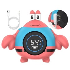 Rechargeable Baby Bath Thermometer Floating Crab Water Temperature Thermome...