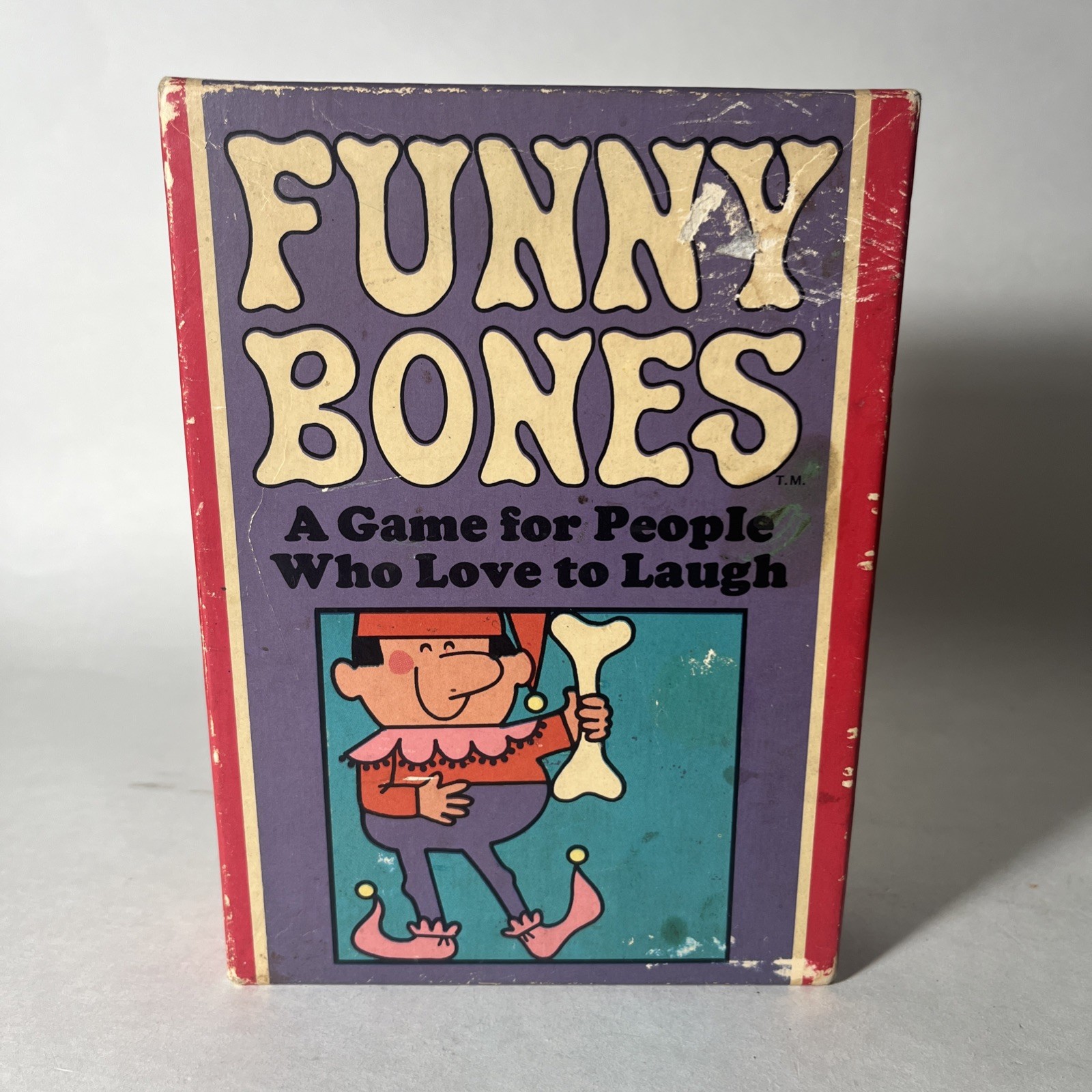 VINTAGE Funny Bones Card Game COMPLETE Parker Brothers 1968 Classic Humor