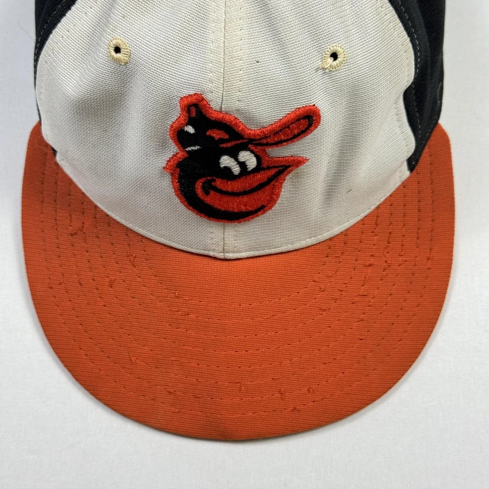 New Era Vintage 70s 80s Baltimore Orioles Hat Cap Fitted Mens 7 3/8 MLB Baseball - Image 2 of 4