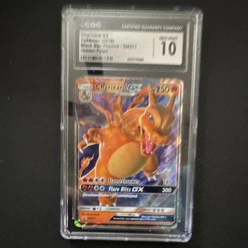 Pokémon Charizard GX #SM211 Hidden Fates Holo CGC 10 English 2019