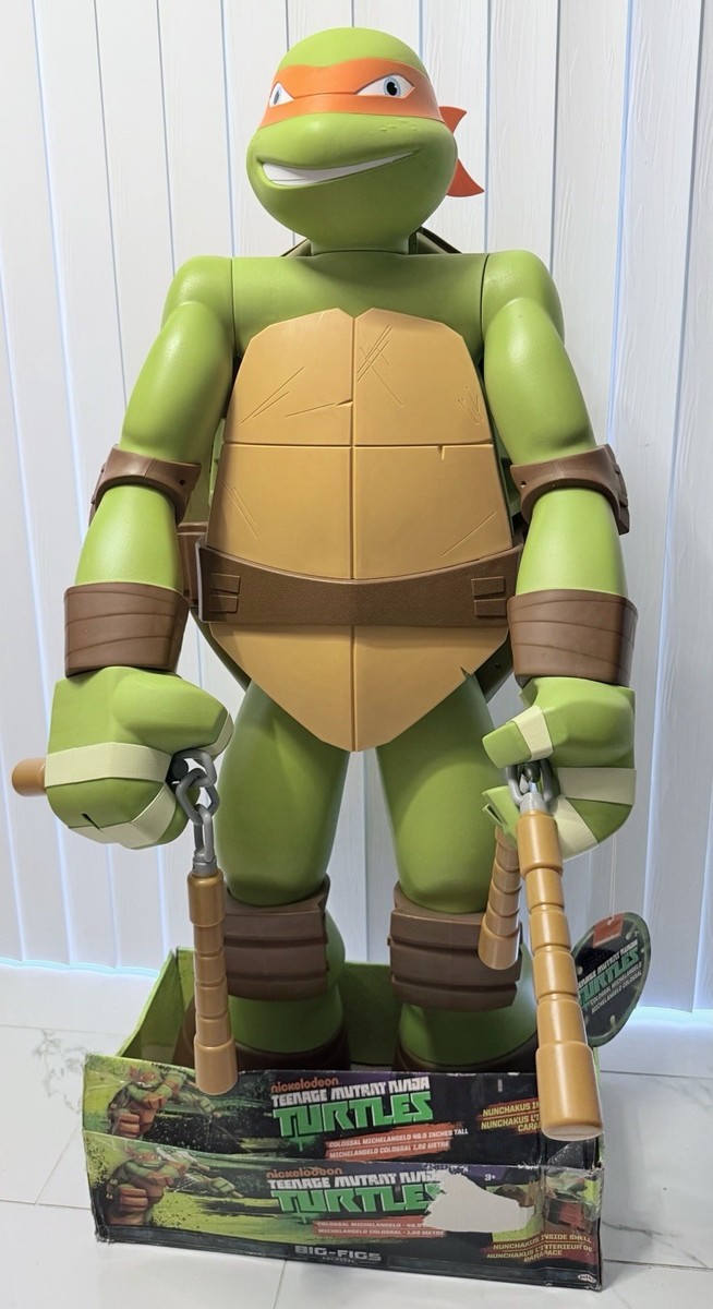 TMNT Jakks Pacific Colossal Michelangelo 48.5 Teenage Mutant Ninja