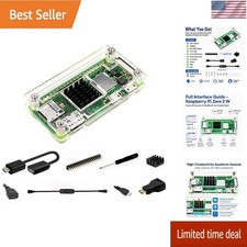 Raspberry Pi Zero Case 2 W ARM Cortex-A53, 1GHz, 512MB RAM All-in-One Board...