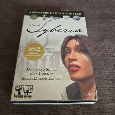Syberia Computer Game PC CD-ROM 2002 Big Box NEW SEALED B. Sokal