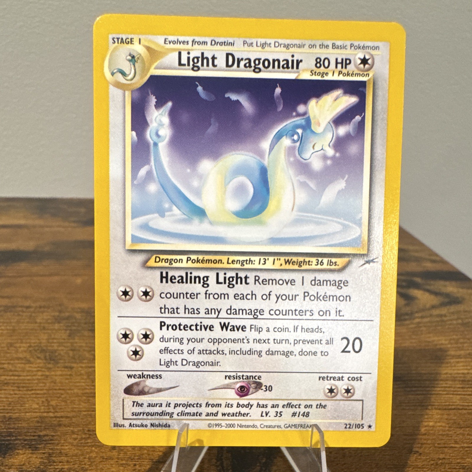 The Pokémon Company Light Dragonair 22/105 Neo Destiny Rare Regular Eng 2000