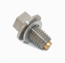 M12x1.75 | AP-04 | Made in USA | Stainless Magnetic Drain Plug, Fits All Chev...