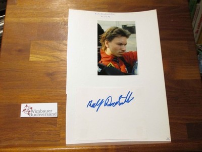 Original Autogramme Urs Gerber + Ralf Druckemüller racing Driver /// Autograph s