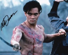 MARK DACASCOS signed Autogramm 20x25cm CRYING FREEMAN in Person autograph COA