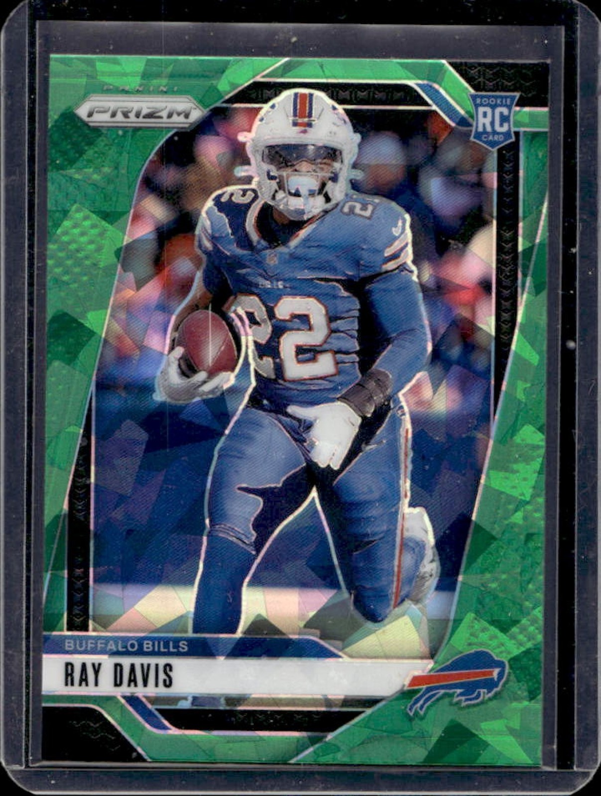 2024 Panini Prizm Ray Davis RC Green Ice Rookie #382 Bills