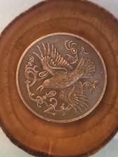 A British 1980 Isle of Man 2p two pence coin Red Chough Circulated