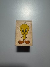 VTG Tweety Bird Looney Tunes Rubber Stampede 027C Rubber Stamp 1998 Warner Bros