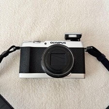 Olympus STYLUS SH-3 35mm Compact Camera Silver/Black Film Camera JP
