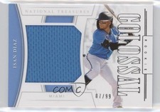 2020 Panini National Treasures Rookie Colossal Materials 7/99 Isan Diaz 6fs