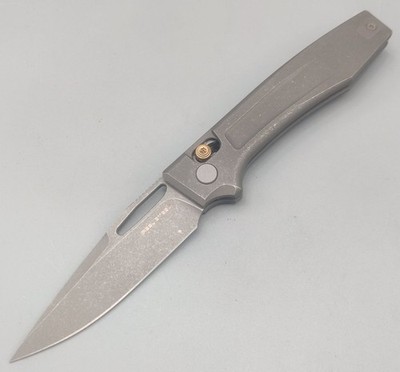 Real Steel Vena Crossbar Lock Folder Elmax Stahl G10 TC4 Titan Integral Griff