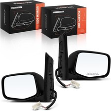 Pair of Door Mirrors for Honda Odyssey 2011 2012 2013 - Non-Heated Manual Foldin