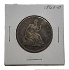 Incredible 1860 O Seated Liberty Half Dollar 50C US Coin No Motto No Arrows